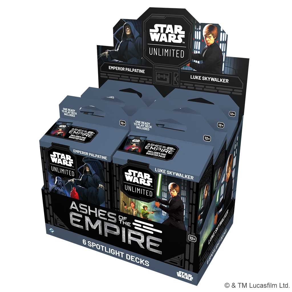 STAR WARS: UNLIMITED - ASHES OF THE EMPIRE: SPOTLIGHT DECK - INGLES