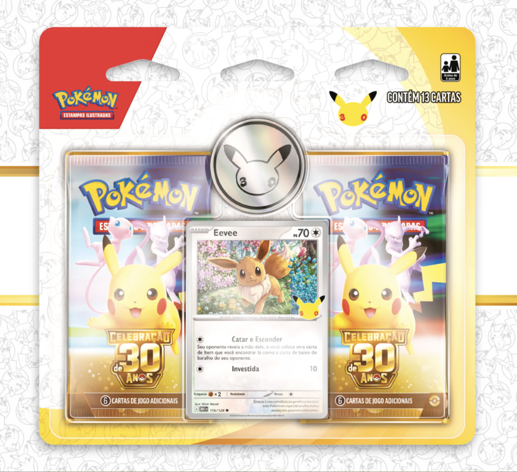 (PT-BR) Blister Duplo - Celebração de 30 Anos - Eevee